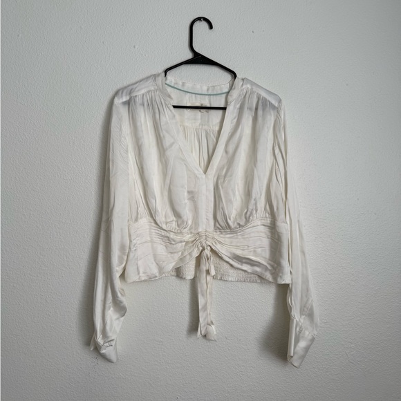 Anthropologie White Blouse - Picture 2 of 5